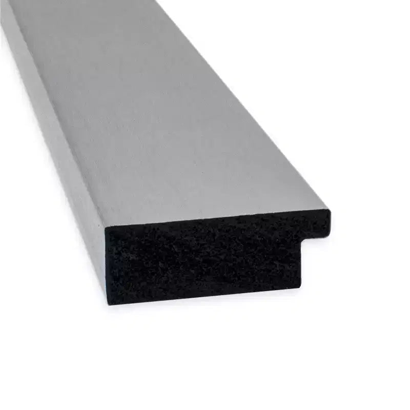 22" x 28" Non-Beveled Brushed Nickel Wall Mirror - Modern Rectangle, Includes Mounting Hardware