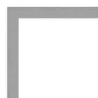 Miroir mural en nickel brossé non biseauté 22" x 28" - Rectangle moderne, comprend la quincaillerie de montage
