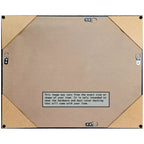 31" x 31" quadratischer, nicht facettierter Wandschirm mit rissigem Metallrahmen