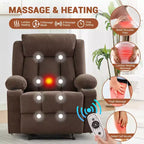 Manueller Relaxsessel mit Schaukelbewegung, Massage und Wärme