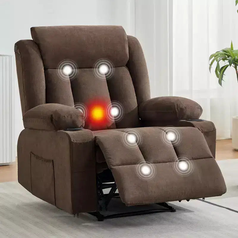 Manueller Relaxsessel mit Schaukelbewegung, Massage und Wärme