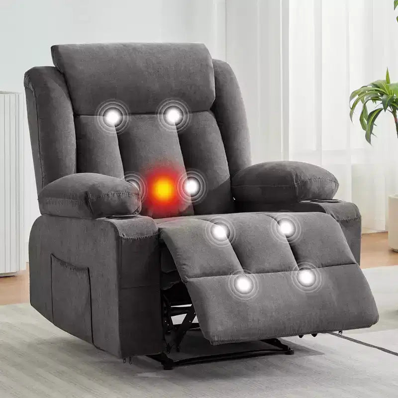 Manueller Relaxsessel mit Schaukelbewegung, Massage und Wärme
