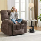 Schaukel-Relaxsessel mit Massage- und Heizfunktion, 2 Seitentaschen