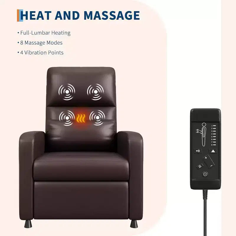 Elektrischer Relaxsessel mit Massage- und Heizfunktion