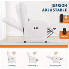 Elektrischer Relaxsessel mit Massage- und Heizfunktion