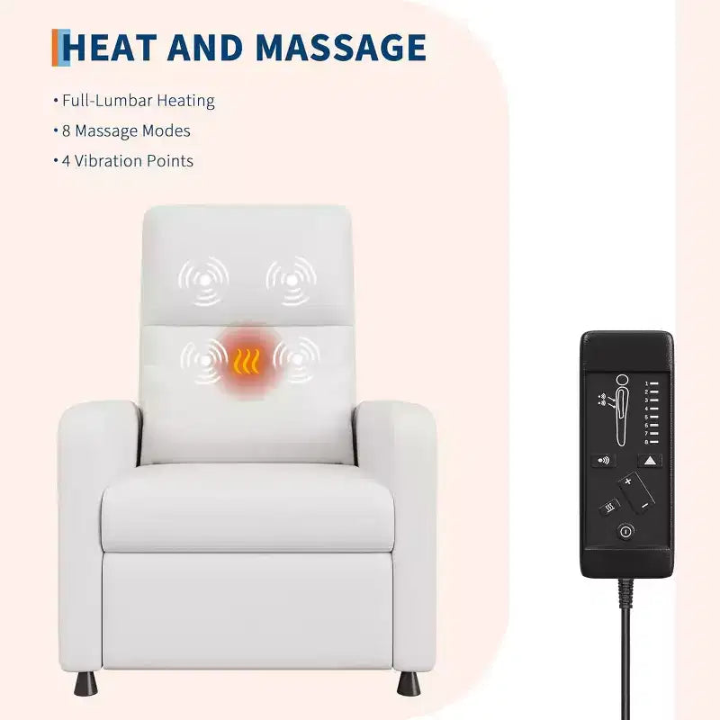 Elektrischer Relaxsessel mit Massage- und Heizfunktion