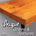 24 in. Regal aus recyceltem Holz für die Wand