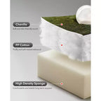 Schaukel-Relaxsessel, 360° drehbarer Schaukelstuhl, Einzelsessel, extra breiter manueller Relaxsessel, Chenille-Bezug