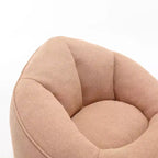 Sitzsack mit Schaumstofffüllung und Fußhocker