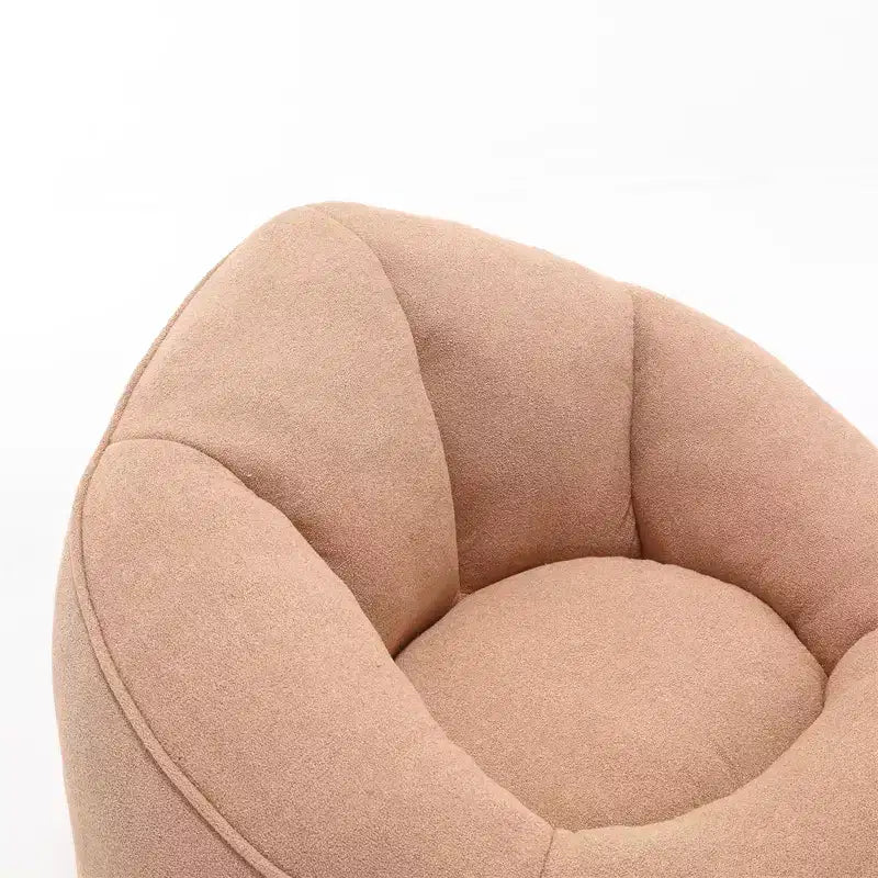 Sitzsack mit Schaumstofffüllung und Fußhocker
