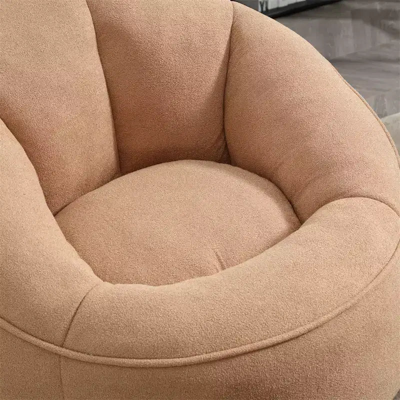 Sitzsack mit Schaumstofffüllung und Fußhocker