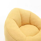 Sitzsack mit Schaumstofffüllung und Fußhocker