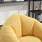 Sitzsack mit Schaumstofffüllung und Fußhocker