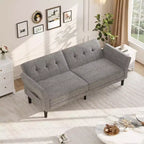 89" Verwandlungs-Futon-Schlafsofa mit verstellbarer Rückenlehne und Armlehnen