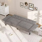89" Verwandlungs-Futon-Schlafsofa mit verstellbarer Rückenlehne und Armlehnen