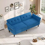 89" Verwandlungs-Futon-Schlafsofa mit verstellbarer Rückenlehne und Armlehnen