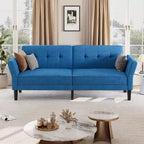 89" Verwandlungs-Futon-Schlafsofa mit verstellbarer Rückenlehne und Armlehnen